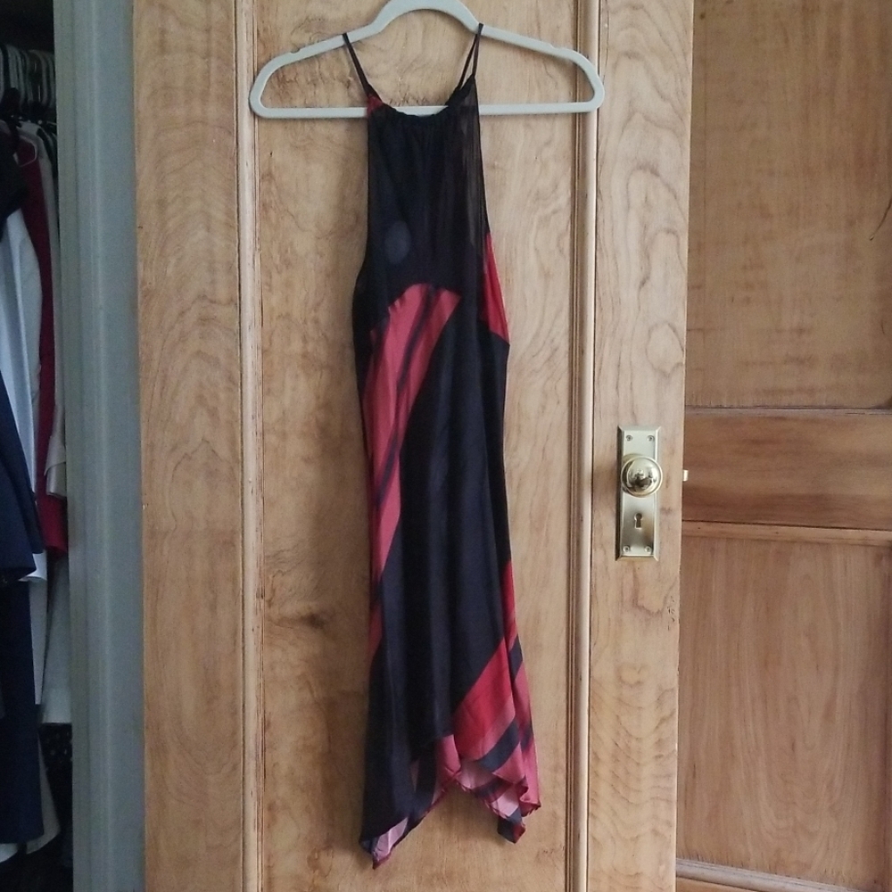 Vintage Silk Halter Slip Dress